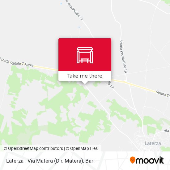 Laterza - Via Matera (Dir. Matera) map