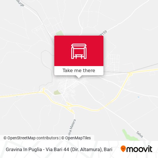 Gravina In Puglia - Via Bari 44 (Dir. Altamura) map