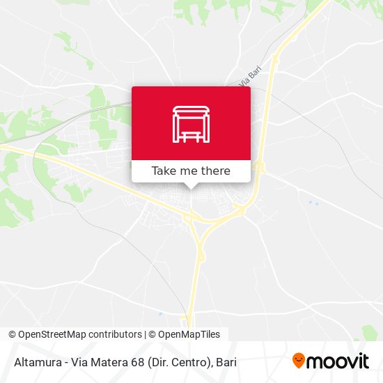 Altamura - Via Matera 68 (Dir. Centro) map