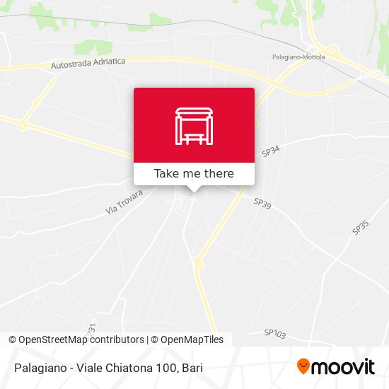 Palagiano - Viale Chiatona 100 map