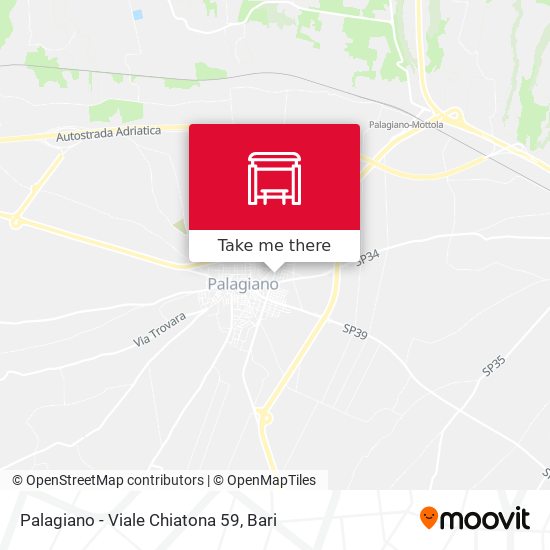 Palagiano - Viale Chiatona 59 map