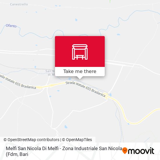 Melfi San Nicola Di Melfi - Zona Industriale San Nicola map