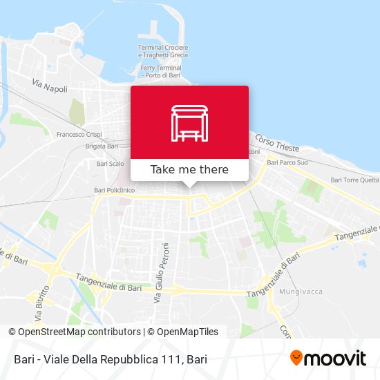Bari - Viale Della Repubblica 111 map
