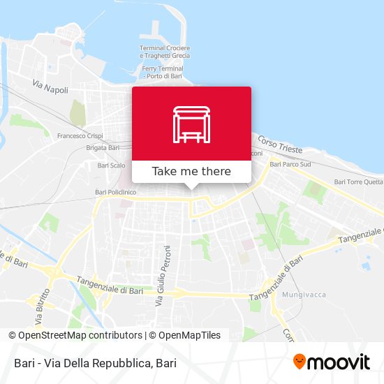 Bari - Via Della Repubblica map
