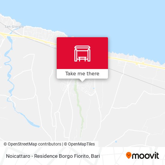 Noicattaro - Residence Borgo Fiorito map