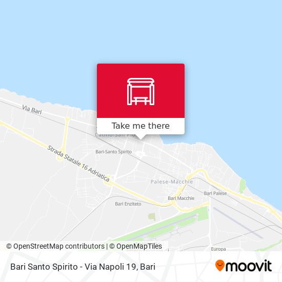 Bari Santo Spirito - Via Napoli 19 map
