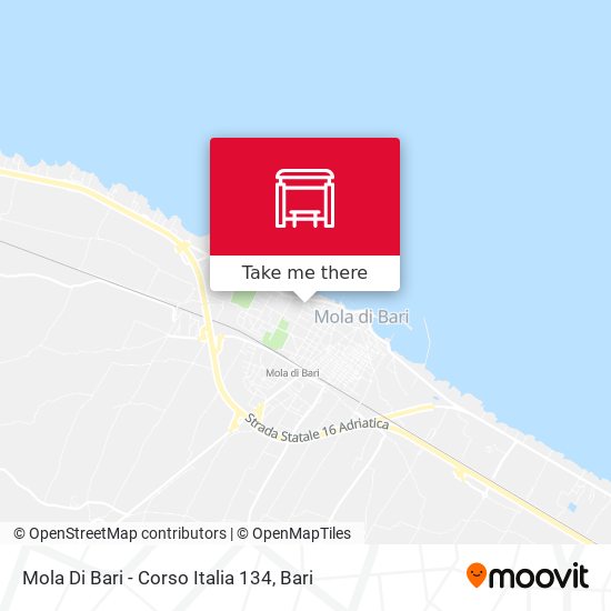 Mola Di Bari - Corso Italia 134 map