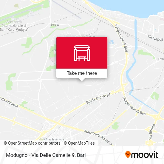 Modugno - Via Delle Camelie 9 map