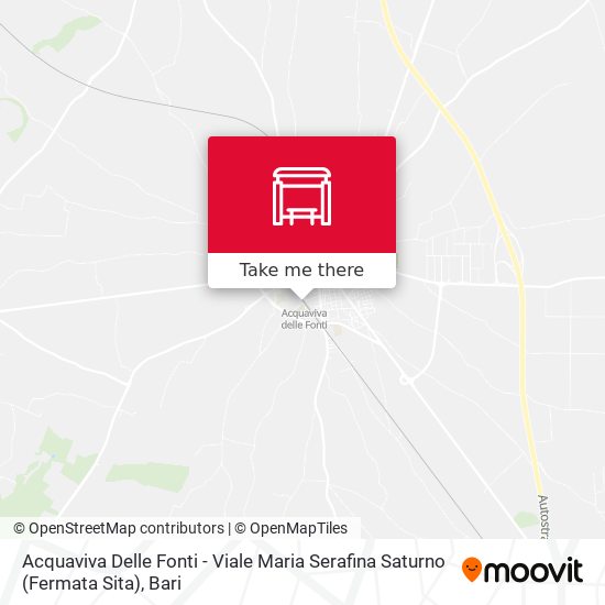 Acquaviva Delle Fonti - Viale Maria Serafina Saturno (Fermata Sita) map