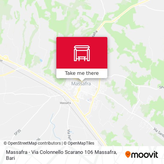 Massafra - Via Colonnello Scarano 106 Massafra map