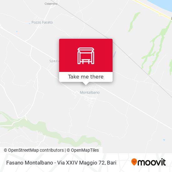 Fasano Montalbano - Via XXIV Maggio 72 map