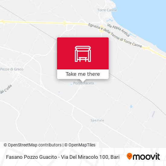 Fasano Pozzo Guacito - Via Del Miracolo 100 map