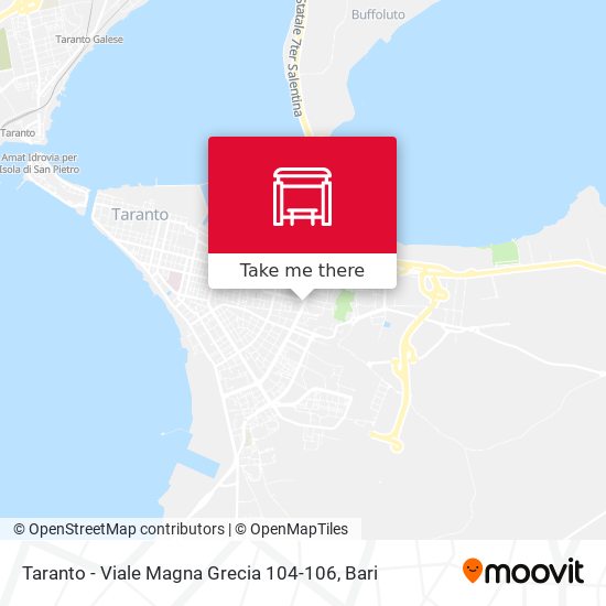 Taranto -  Viale Magna Grecia 104-106 map