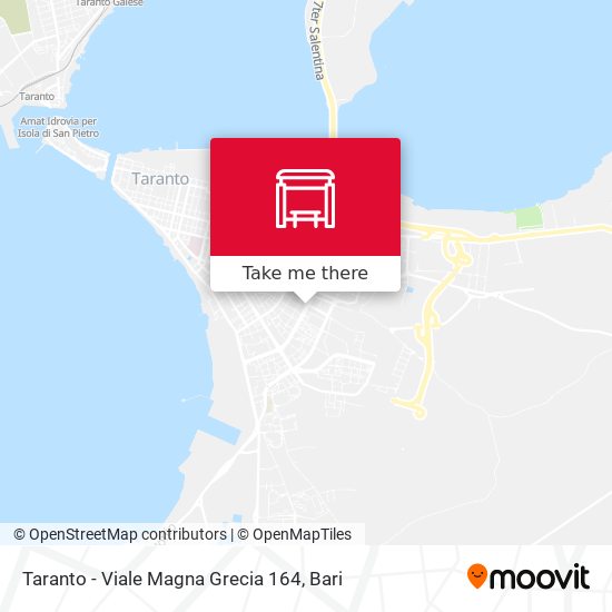 Taranto -  Viale Magna Grecia  164 map