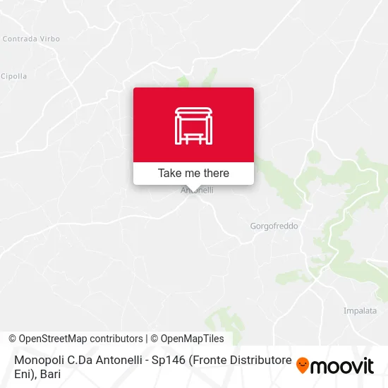 Monopoli Antonelli District - SP146 (Opposite ENI Station) map