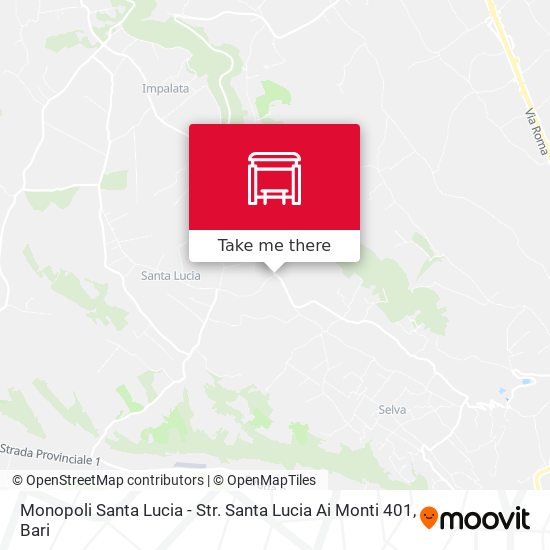 Monopoli Santa Lucia - Str. Santa Lucia Ai Monti 401 map