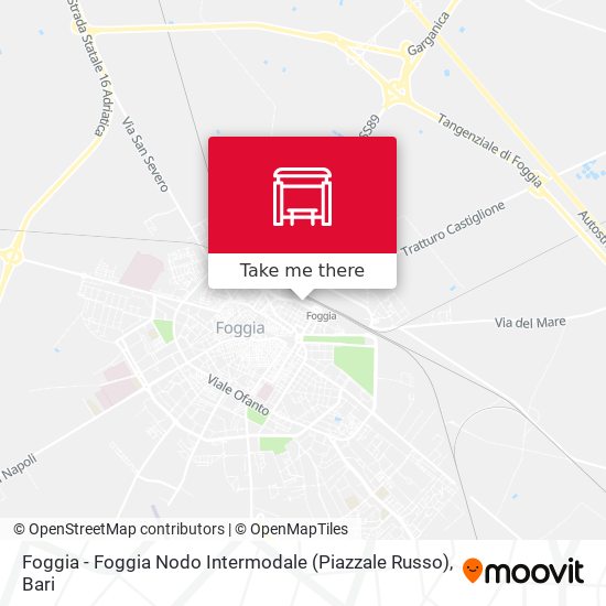 Foggia - Foggia Nodo Intermodale (Piazzale Russo) map
