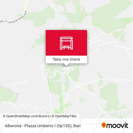 Alberona - Piazza Umberto I (Sp130) map