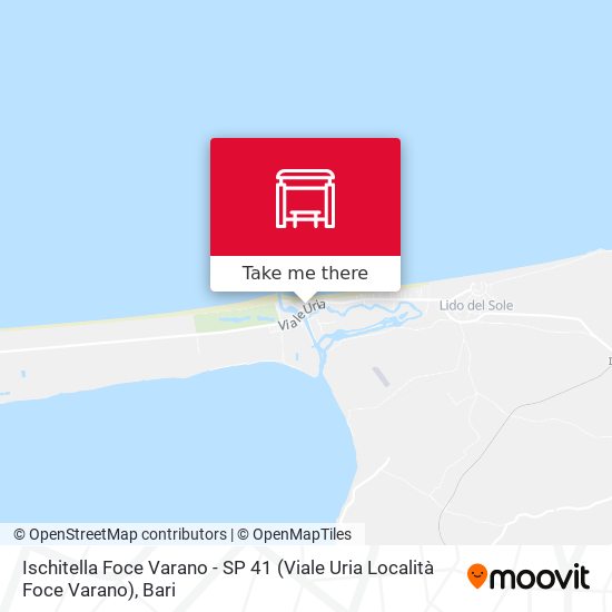 Ischitella Foce Varano - SP 41 (Viale Uria Località Foce Varano) map