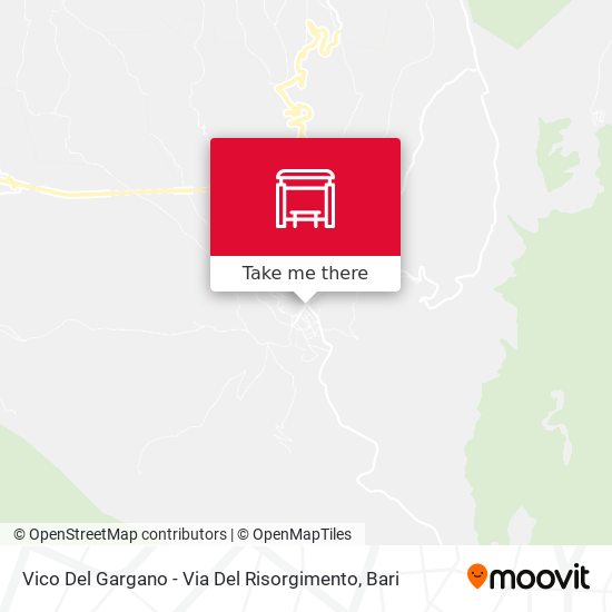 Vico Del Gargano - Via Del Risorgimento map