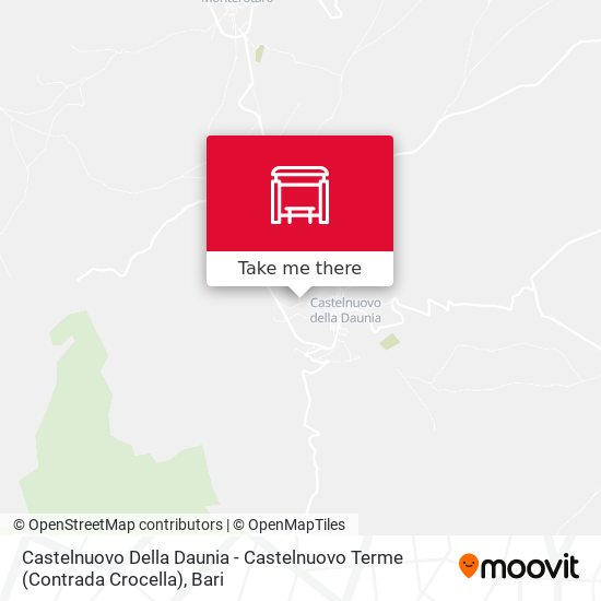 Castelnuovo Della Daunia - Castelnuovo Terme (Contrada Crocella) map