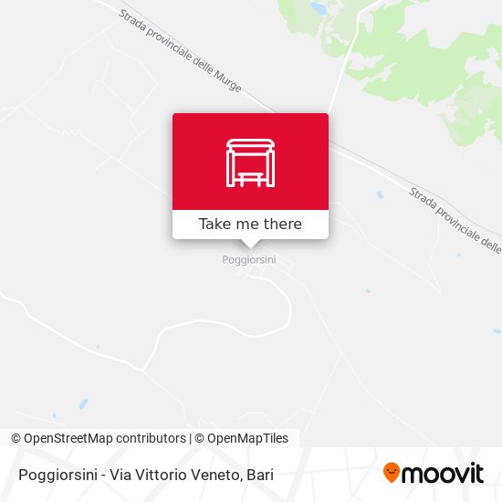 Poggiorsini - Via Vittorio Veneto map