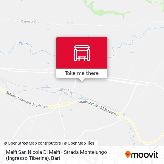 Melfi San Nicola Di Melfi - Strada Montelungo (Ingresso Tiberina) map