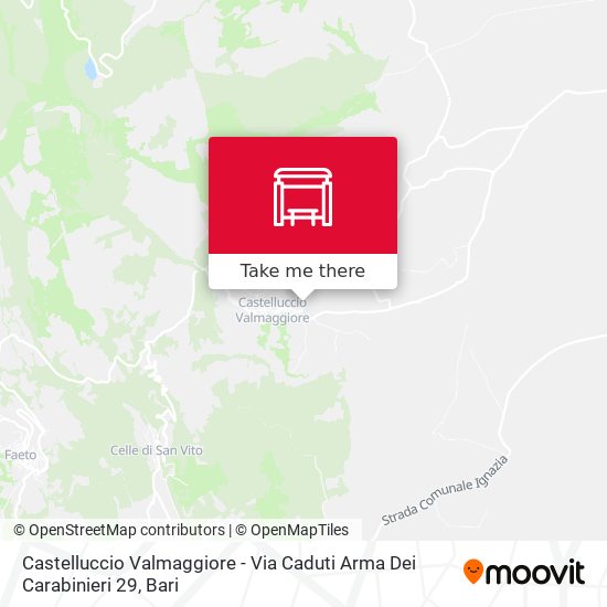 Castelluccio Valmaggiore - Via Caduti Arma Dei Carabinieri 29 map