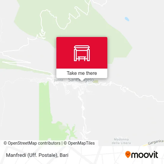 Manfredi (Post Office) map
