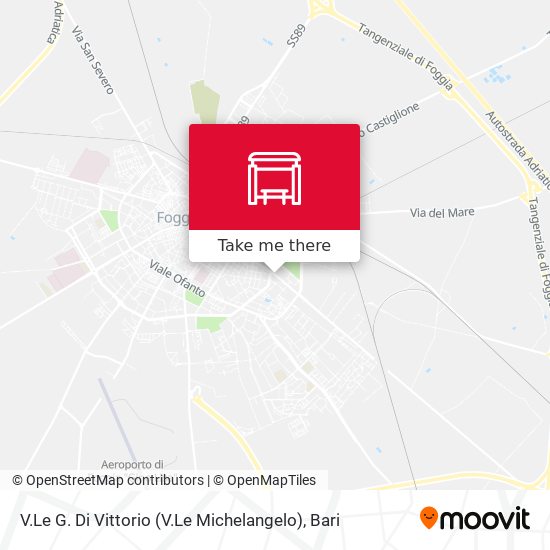 V.Le G. Di Vittorio (V.Le Michelangelo) map
