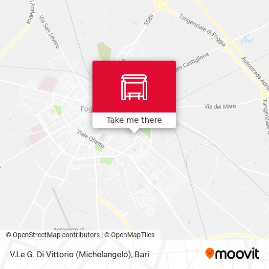 V.Le G. Di Vittorio (Michelangelo) map