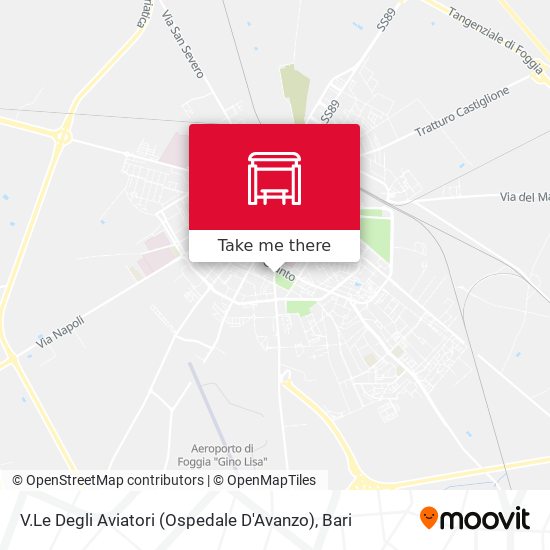 V.Le Degli Aviatori (Ospedale D'Avanzo) map