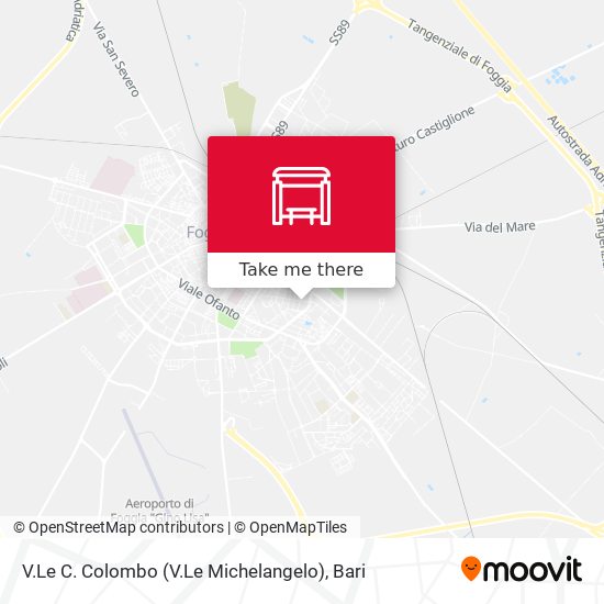 V.Le C. Colombo (V.Le Michelangelo) map