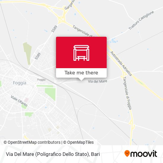 Via Del Mare (Poligrafico Dello Stato) map