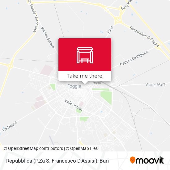Repubblica (P.Za S. Francesco D'Assisi) map