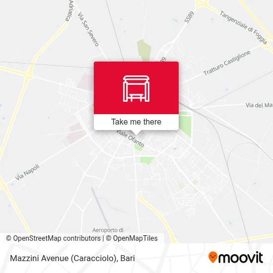 Mazzini Avenue (Caracciolo) map