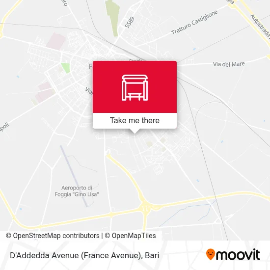 D'Addedda Avenue (France Avenue) map