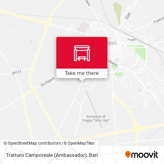 Tratturo Camporeale (Ambassador) map