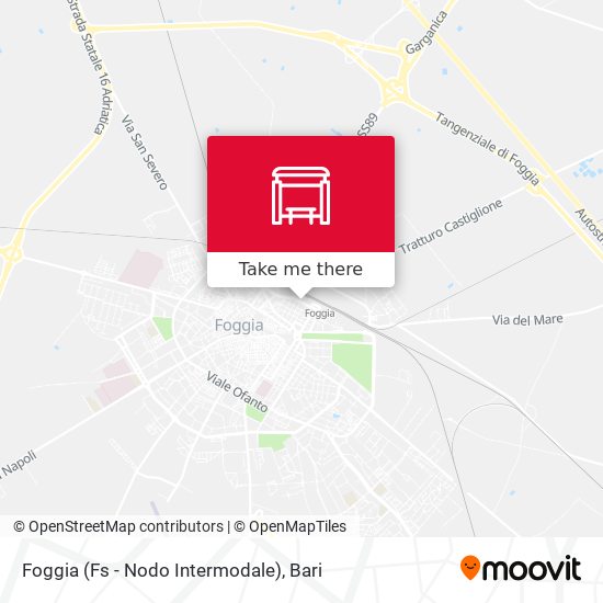 Foggia (Fs - Nodo Intermodale) map