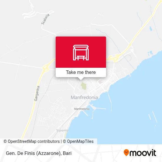 Gen. De Finis (Azzarone) map