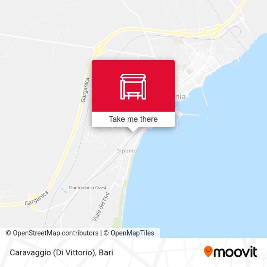 Caravaggio (Di Vittorio) map