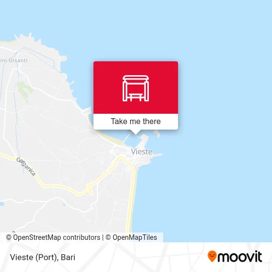 Vieste (Port) map