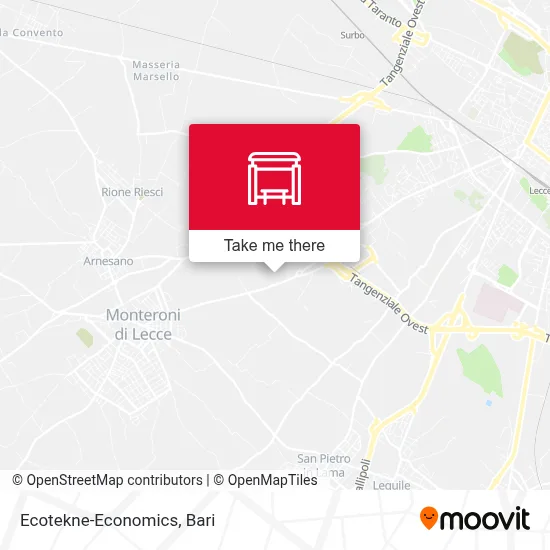 Ecotekne-Economics map