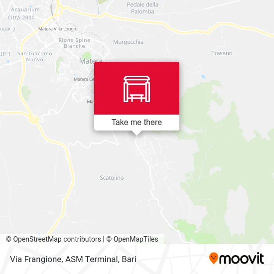 Via Frangione, ASM Terminal map