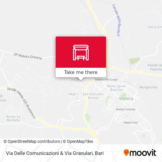 Via Delle Comunicazioni & Via Granulari map