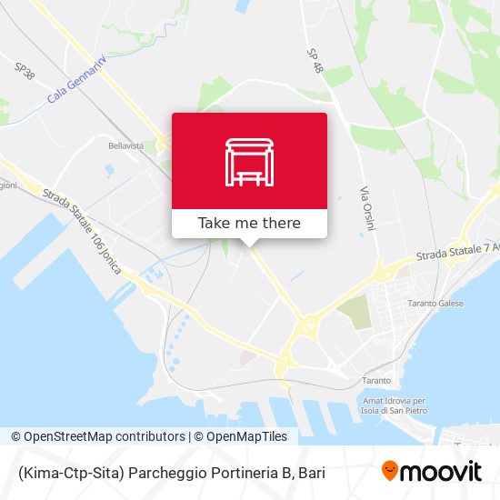 (Kima-Ctp-Sita) Parcheggio Portineria B map