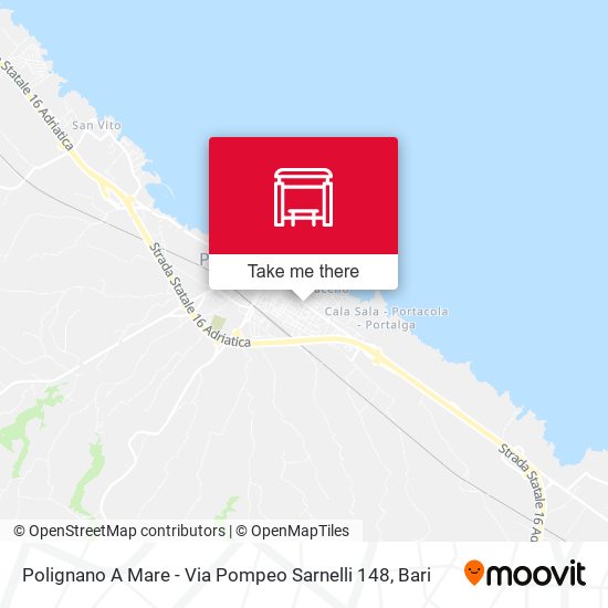 Polignano A Mare - Via Pompeo Sarnelli 148 map