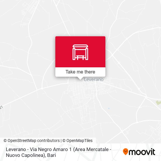 Leverano - Via Negro Amaro 1 (Area Mercatale - Nuovo Capolinea) map