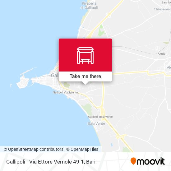 Gallipoli - Via Ettore Vernole 49-1 map