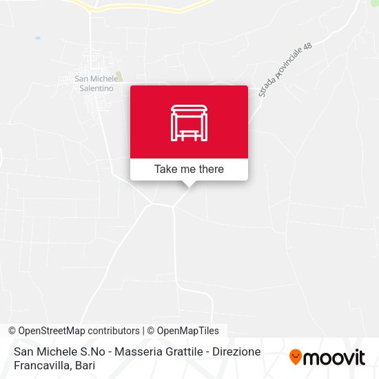San Michele S.No - Masseria Grattile - Direzione Francavilla map